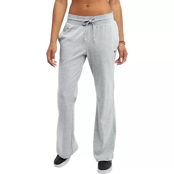 imageChampion Womens Pants Wideleg TShirt Pants Comfortable Lounge Pants for Women 29quotOxford Gray C Patch Logo
