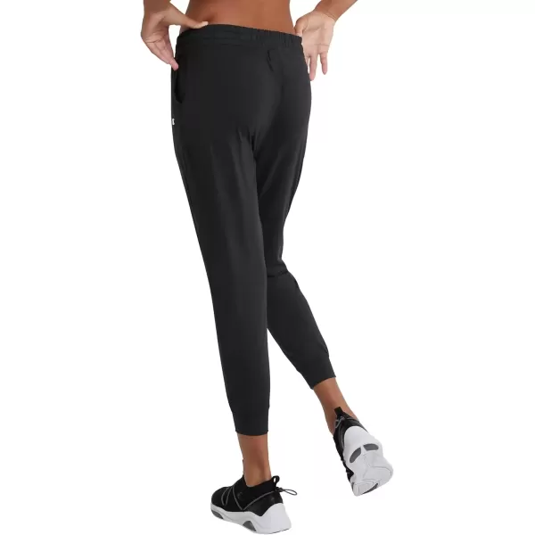 imageChampion Womens Soft Touch MoistureWicking Jogger 25quot PantsBlack C Patch Logo