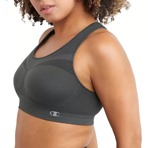 imageChampion Womens Sports Bra Infinity Racerback Moderate Support Seamless Sports Bra for WomenAsphalt