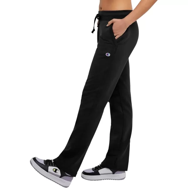 imageChampion Womens Sweatpants Powerblend Fleece Pants Comfortable Lounge Pants for WomenBlack