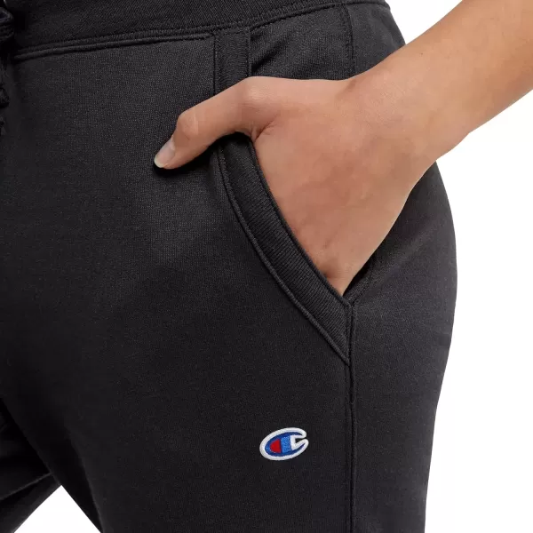 imageChampion Womens Sweatpants Powerblend Fleece Pants Comfortable Lounge Pants for WomenBlack