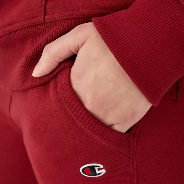 imageChampion Womens Sweatpants Powerblend Fleece Pants Comfortable Lounge Pants for WomenCardinal