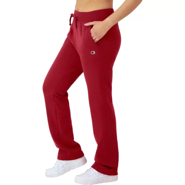 imageChampion Womens Sweatpants Powerblend Fleece Pants Comfortable Lounge Pants for WomenCardinal