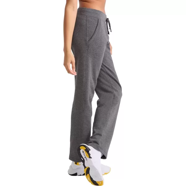 imageChampion Womens Sweatpants Powerblend Fleece Pants Comfortable Lounge Pants for WomenGranite Heather