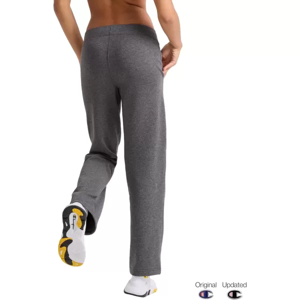 imageChampion Womens Sweatpants Powerblend Fleece Pants Comfortable Lounge Pants for WomenGranite Heather