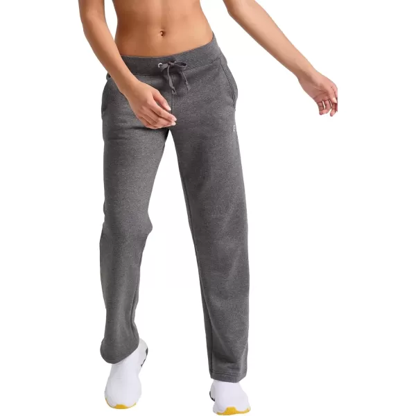 imageChampion Womens Sweatpants Powerblend Fleece Pants Comfortable Lounge Pants for WomenGranite Heather