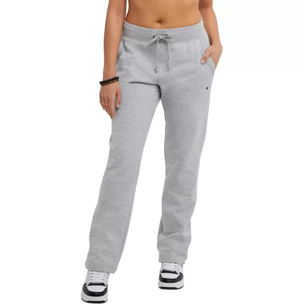 imageChampion Womens Sweatpants Powerblend Fleece Pants Comfortable Lounge Pants for WomenOxford Gray