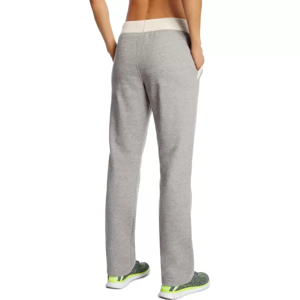 imageChampion Womens Sweatpants Powerblend Fleece Pants Comfortable Lounge Pants for WomenOxford Grey HeatherOatmeal Heather