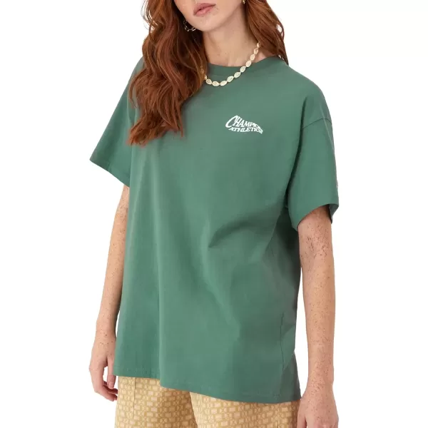 imageChampion Womens Tshirt Classic Oversized Tshirt Soft and Comfortable Tee Shirt For WomenNurture Green Pendant