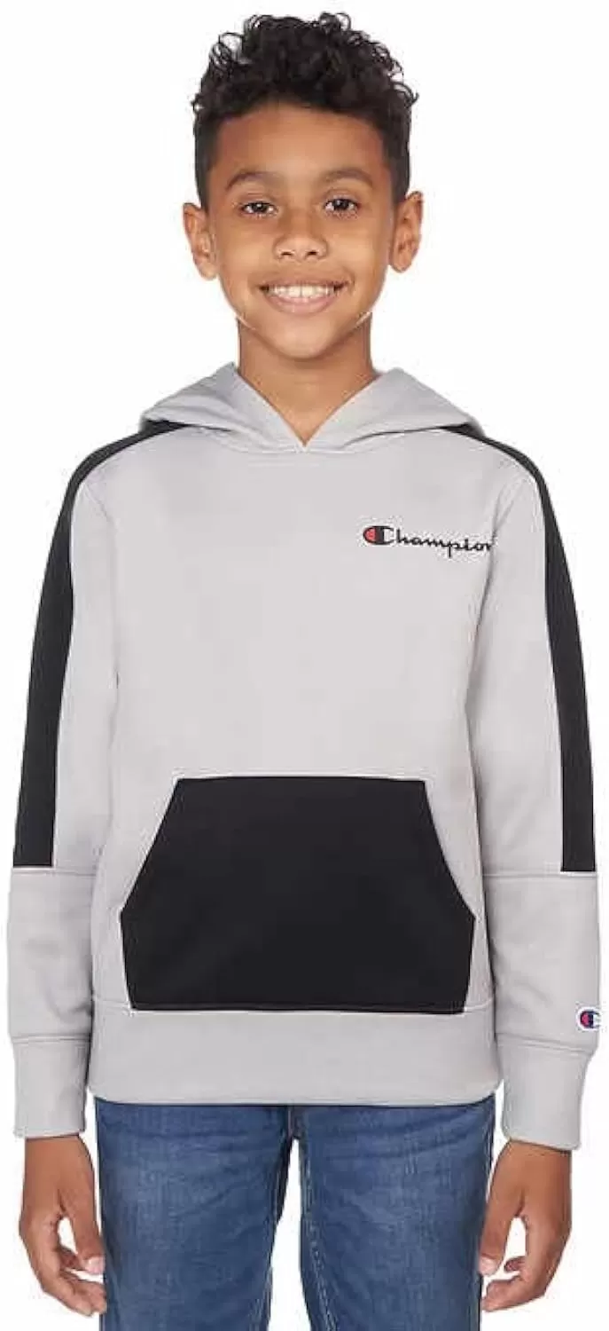 Champion sweatsuit kids black deals