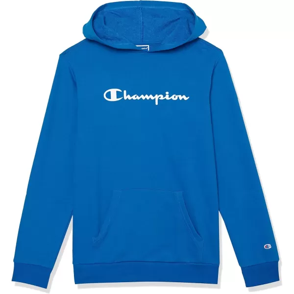 imageChampion Boys Hoodie Kids Sweatshirts for Boys Pullover Hoodie Multiple GraphicsBozzetto Blue Script