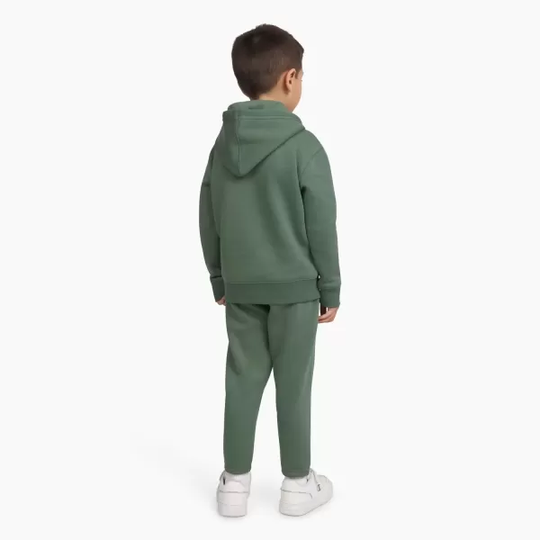 imageChampion Boys Hoodie and Jogger Set for Kids 2 Piece Athletic Sweatsuit SetsDark Forest Green
