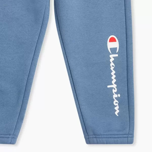 imageChampion Boys Hoodie and Jogger Set for Kids 2 Piece Athletic Sweatsuit SetsDusty Blue