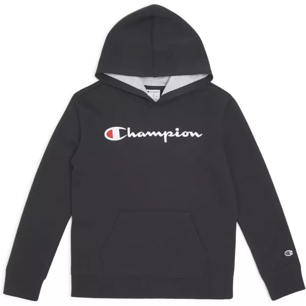 imageChampion Boys Hoodie for Kids Sweatshirt Fleece Youth Pullover With HoodBlack Signature