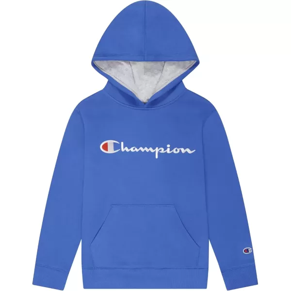 imageChampion Boys Hoodie for Kids Sweatshirt Fleece Youth Pullover With HoodBlue