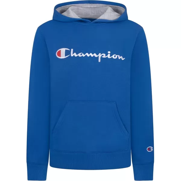 imageChampion Boys Hoodie for Kids Sweatshirt Fleece Youth Pullover With HoodBlue