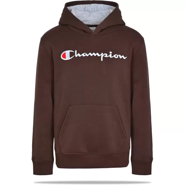 imageChampion Boys Hoodie for Kids Sweatshirt Fleece Youth Pullover With HoodCoffee Bean
