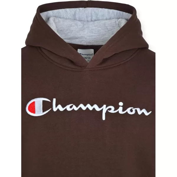 imageChampion Boys Hoodie for Kids Sweatshirt Fleece Youth Pullover With HoodCoffee Bean