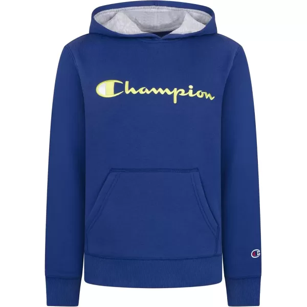 imageChampion Boys Hoodie for Kids Sweatshirt Fleece Youth Pullover With HoodDark Blue