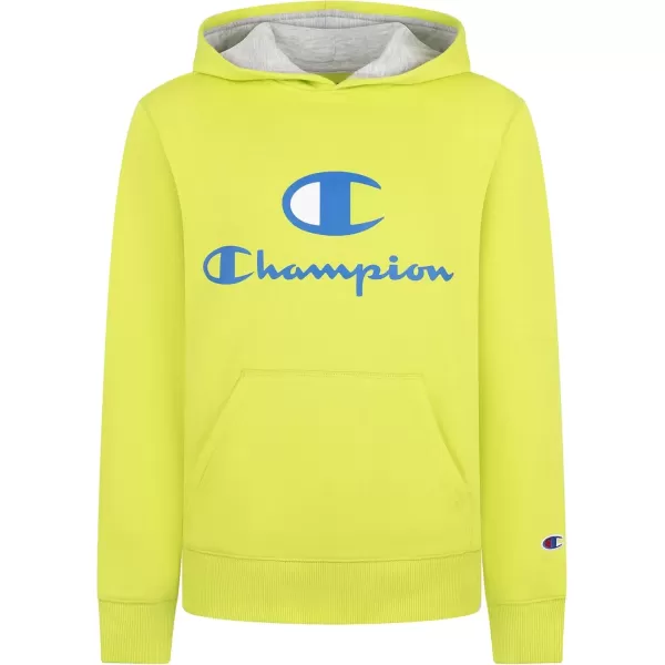 imageChampion Boys Hoodie for Kids Sweatshirt Fleece Youth Pullover With HoodGreen