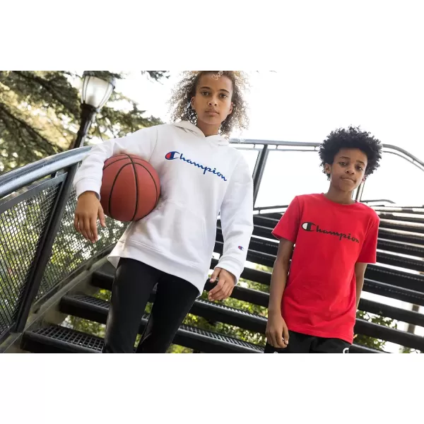 imageChampion Boys Hoodie for Kids Sweatshirt Fleece Youth Pullover With HoodGreen