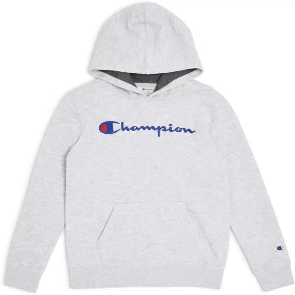 imageChampion Boys Hoodie for Kids Sweatshirt Fleece Youth Pullover With HoodGrey Signature