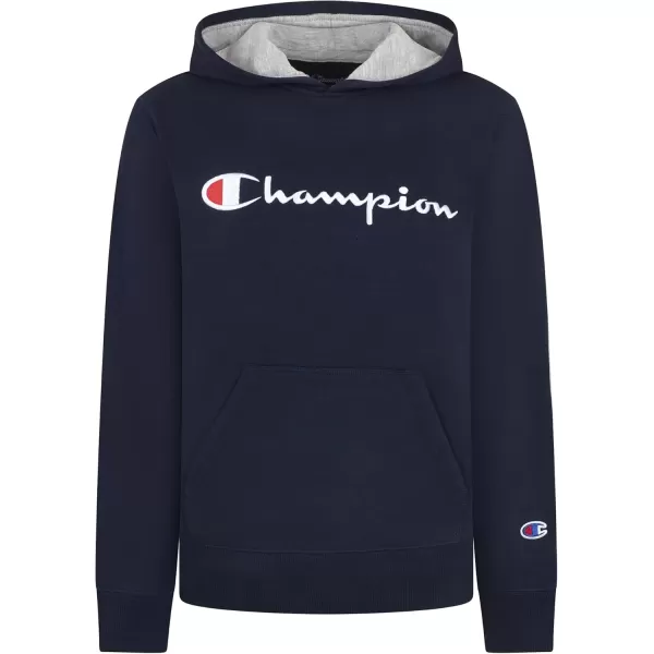 imageChampion Boys Hoodie for Kids Sweatshirt Fleece Youth Pullover With HoodNavy