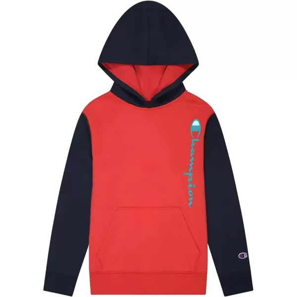 imageChampion Boys Hoodie for Kids Sweatshirt Fleece Youth Pullover With HoodOrange navy