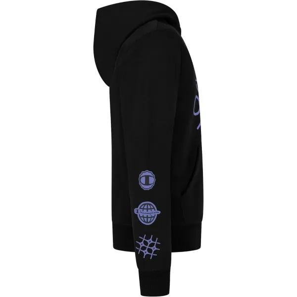 imageChampion Boys Hoodie for Kids Sweatshirt Fleece Youth Pullover With HoodPurple