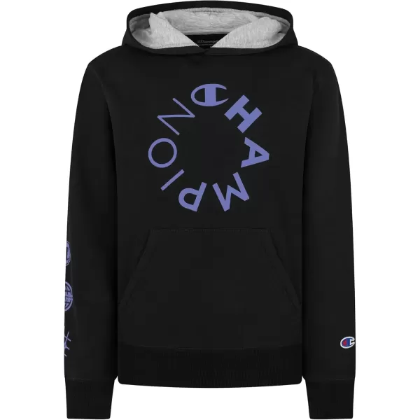 imageChampion Boys Hoodie for Kids Sweatshirt Fleece Youth Pullover With HoodPurple
