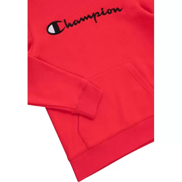 imageChampion Boys Hoodie for Kids Sweatshirt Fleece Youth Pullover With HoodRed