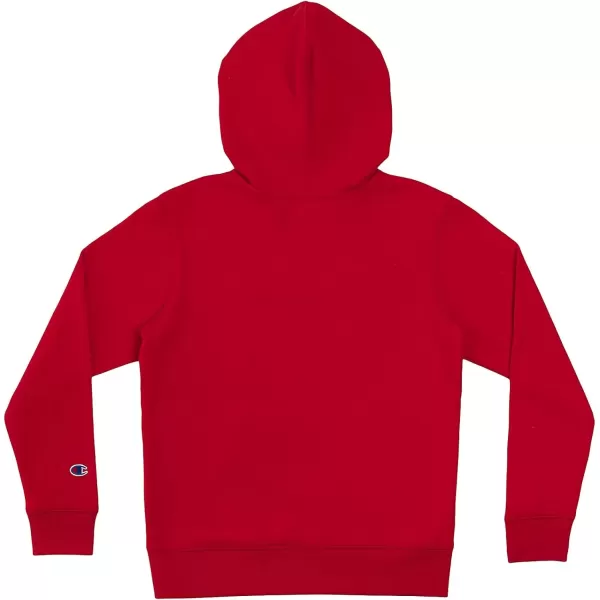 imageChampion Boys Hoodie for Kids Sweatshirt Fleece Youth Pullover With HoodRed