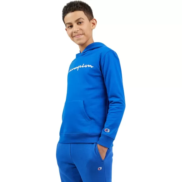 imageChampion Boys Hoodie for Kids Sweatshirt Fleece Youth Pullover With HoodSignature Blue