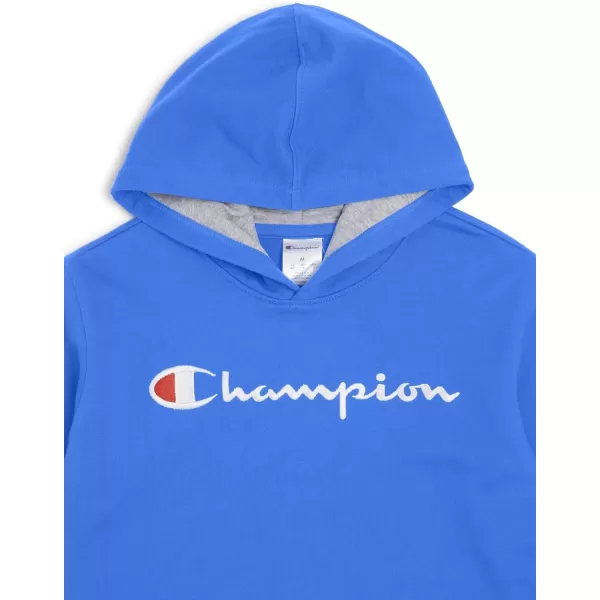 imageChampion Boys Hoodie for Kids Sweatshirt Fleece Youth Pullover With HoodSignature Blue