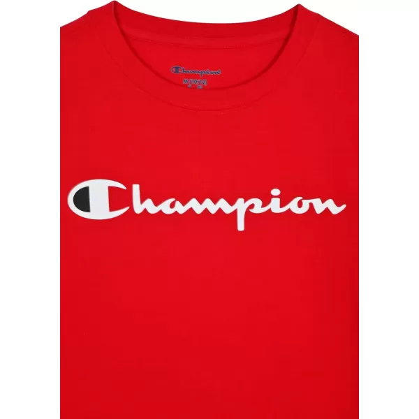 imageChampion Boys Long Sleeve Tee Shirt Kids TopsSignature Lychee Red