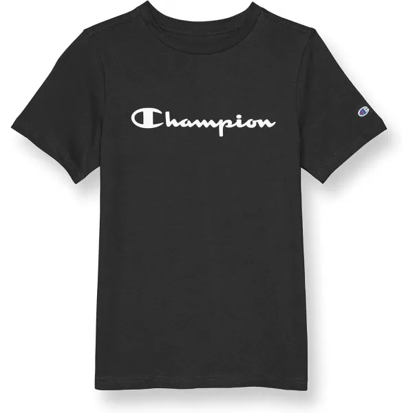 imageChampion Boys Short Sleeve TShirtBlack Script
