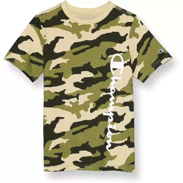 imageChampion Boys Short Sleeve TShirtCamo Script