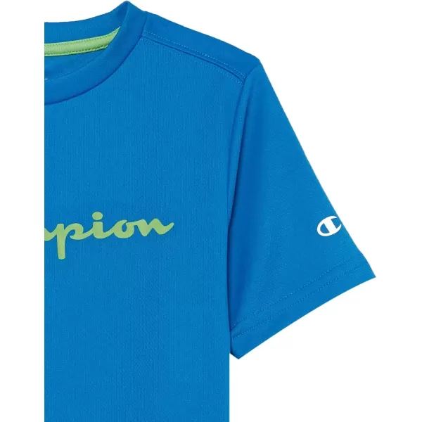 imageChampion Boys Short Sleeve TShirtLiving in Blue Script