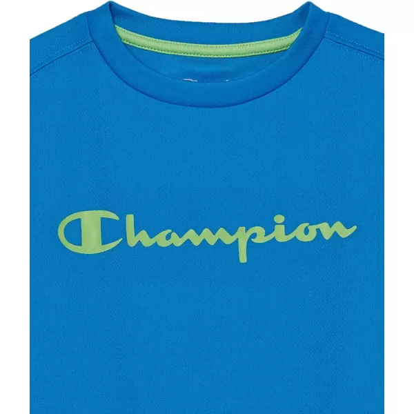 imageChampion Boys Short Sleeve TShirtLiving in Blue Script