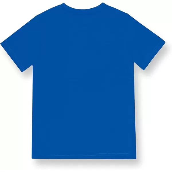 imageChampion Boys Short Sleeve TShirtLiving in Blue Script Over Diamond C Logo