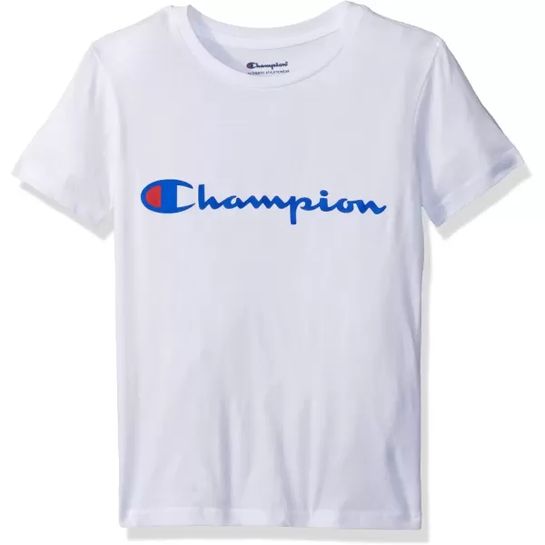 imageChampion Boys Short Sleeve TShirtWhite Champion Script