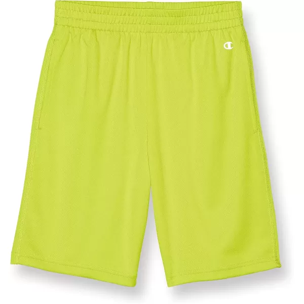imageChampion Boys Shorts Athletic Shorts for Boys Lightweight Shorts for Kids Graphics 8quotLimeade Reflective C Logo