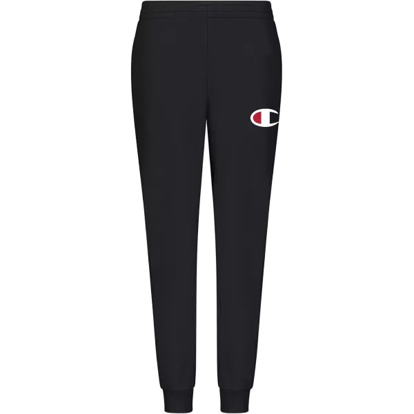 imageChampion Boys Sweatpant Heritage Collection Slim Fit Brushed Fleece Boys Joggers for KidsBlack C