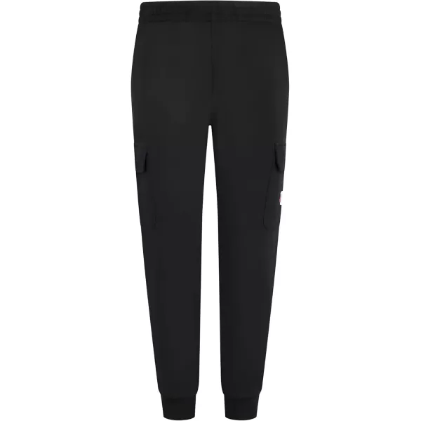 imageChampion Boys Sweatpant Heritage Collection Slim Fit Brushed Fleece Boys Joggers for KidsBlackCargo Pocket