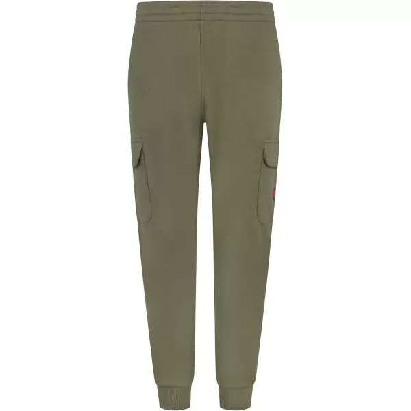imageChampion Boys Sweatpant Heritage Collection Slim Fit Brushed Fleece Boys Joggers for KidsCargo OliveCargo Pocket