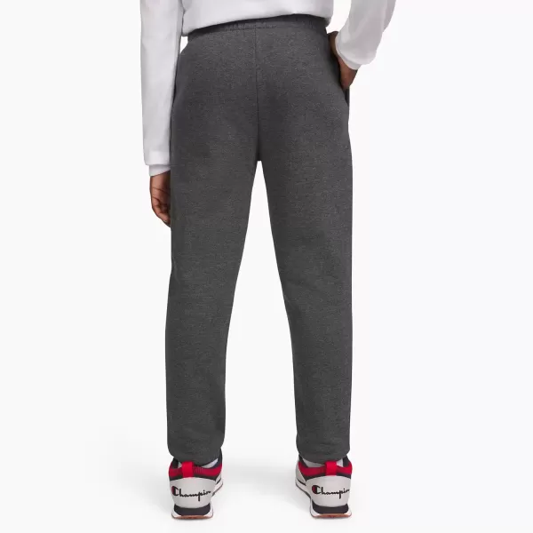 imageChampion Boys Sweatpant Heritage Collection Slim Fit Brushed Fleece Boys Joggers for KidsCharcoal Heather