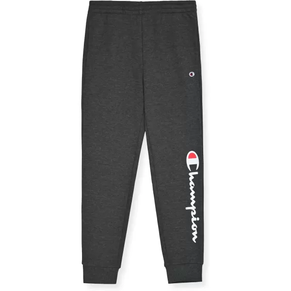 imageChampion Boys Sweatpant Heritage Collection Slim Fit Brushed Fleece Boys Joggers for KidsCharcoal Heather