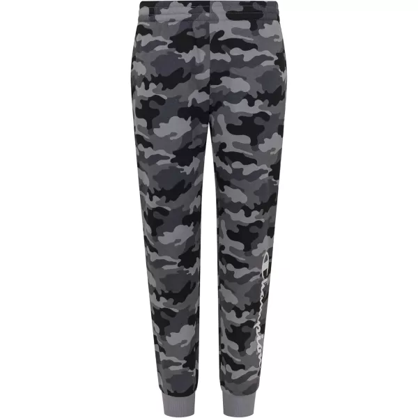 imageChampion Boys Sweatpant Heritage Collection Slim Fit Brushed Fleece Boys Joggers for KidsConcrete Camo