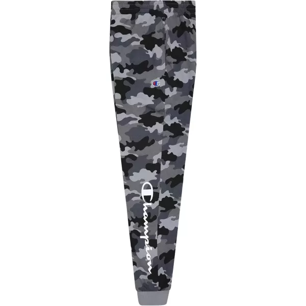 imageChampion Boys Sweatpant Heritage Collection Slim Fit Brushed Fleece Boys Joggers for KidsConcrete Camo