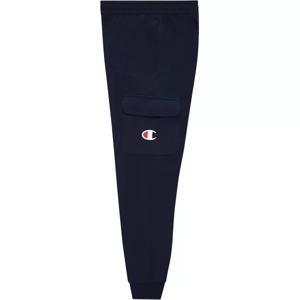 imageChampion Boys Sweatpant Heritage Collection Slim Fit Brushed Fleece Boys Joggers for KidsNavyCargo Pocket